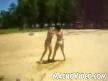 Bikinili kızlardan kavga